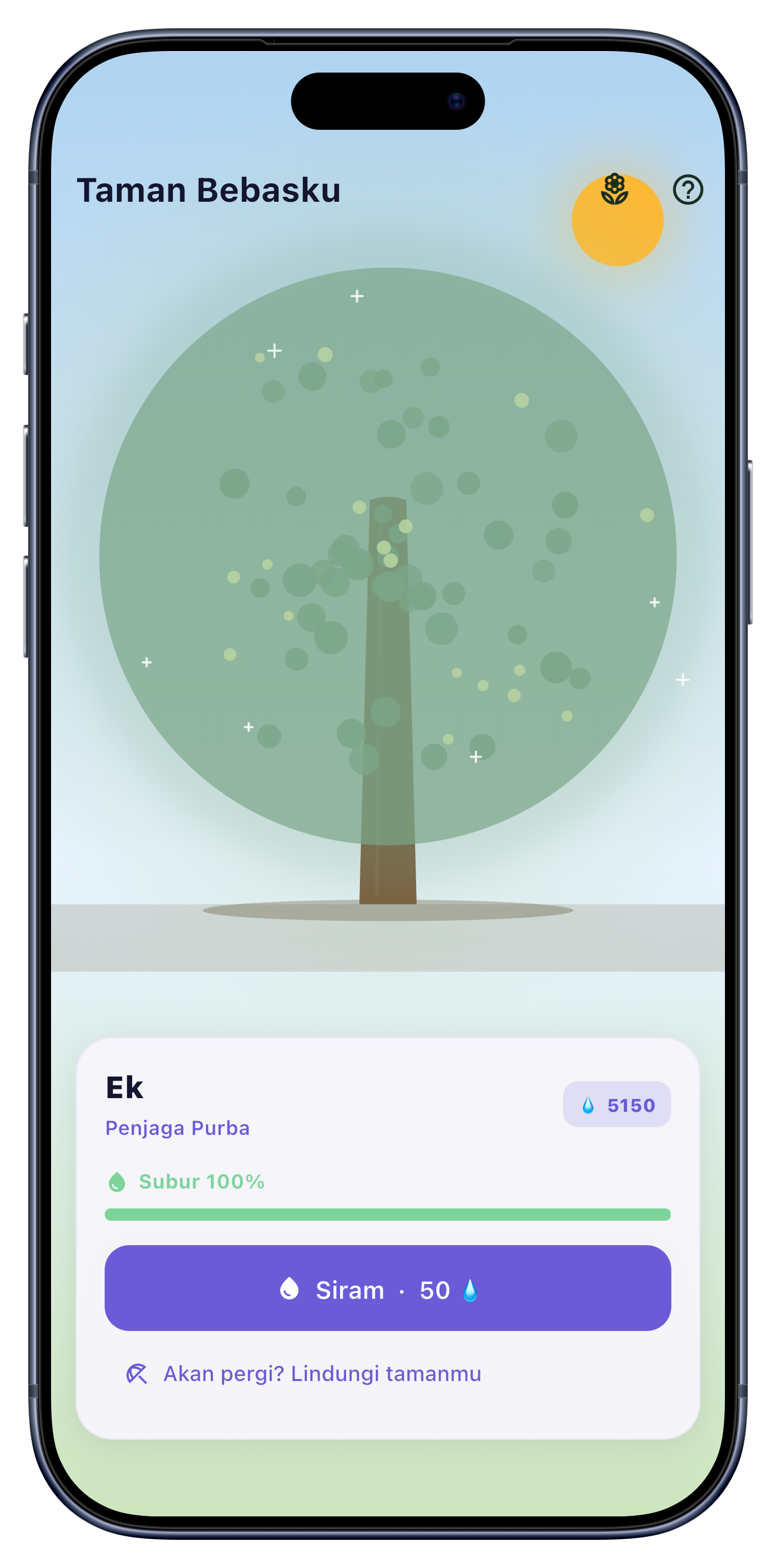 Taman screen of Sober Tracker